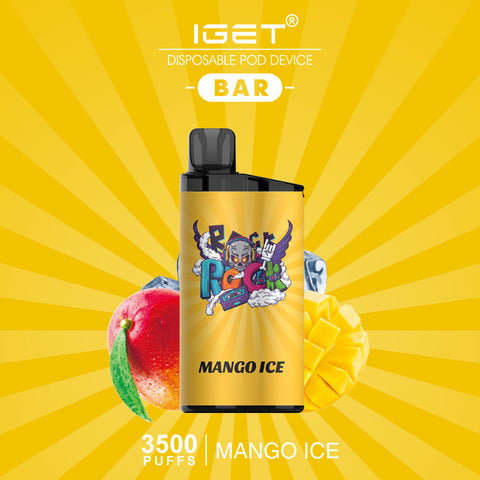 MANGO ICE – IGET BAR – 3500 PUFFS