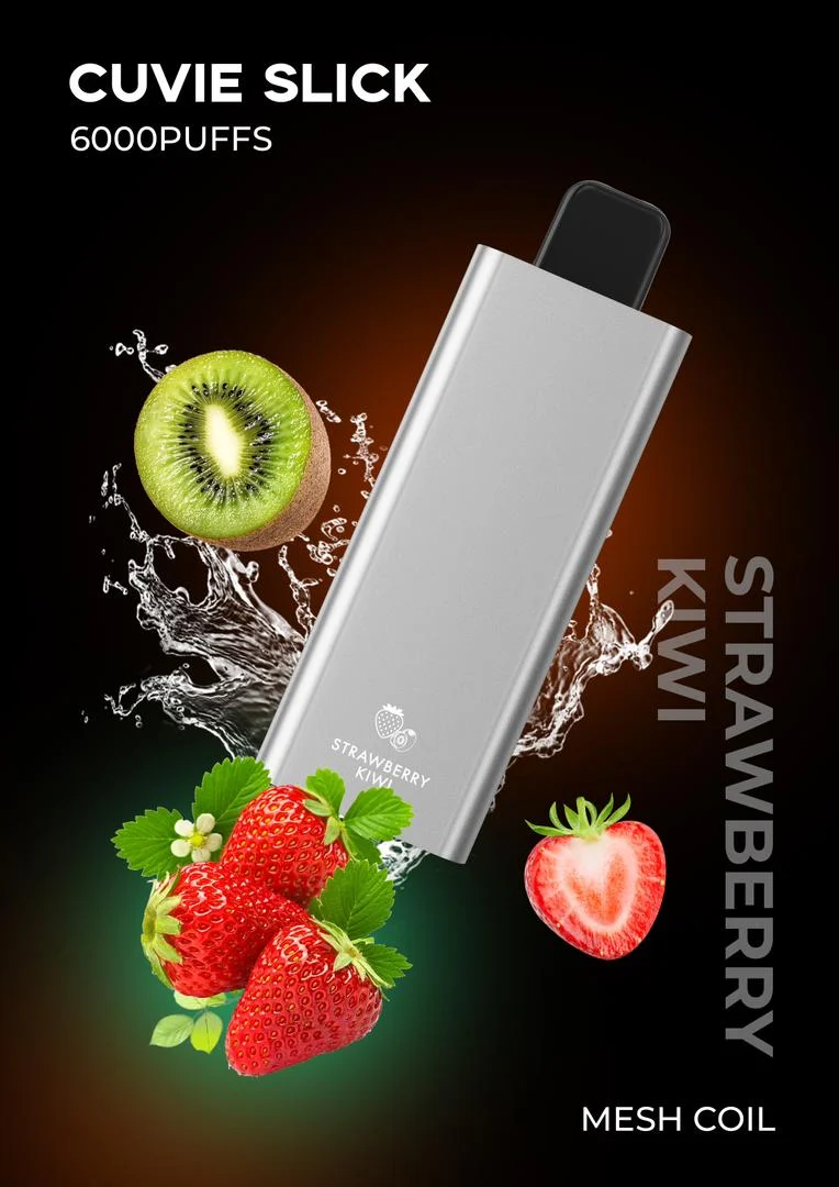 STRAWBERRY KIWI - HQD SLICK - 6000 PUFFS