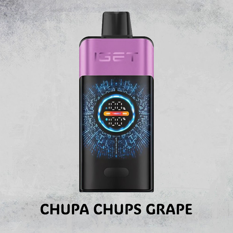CHUPA CHUPS GRAPE – IGET ONE – 10000 PUFFS