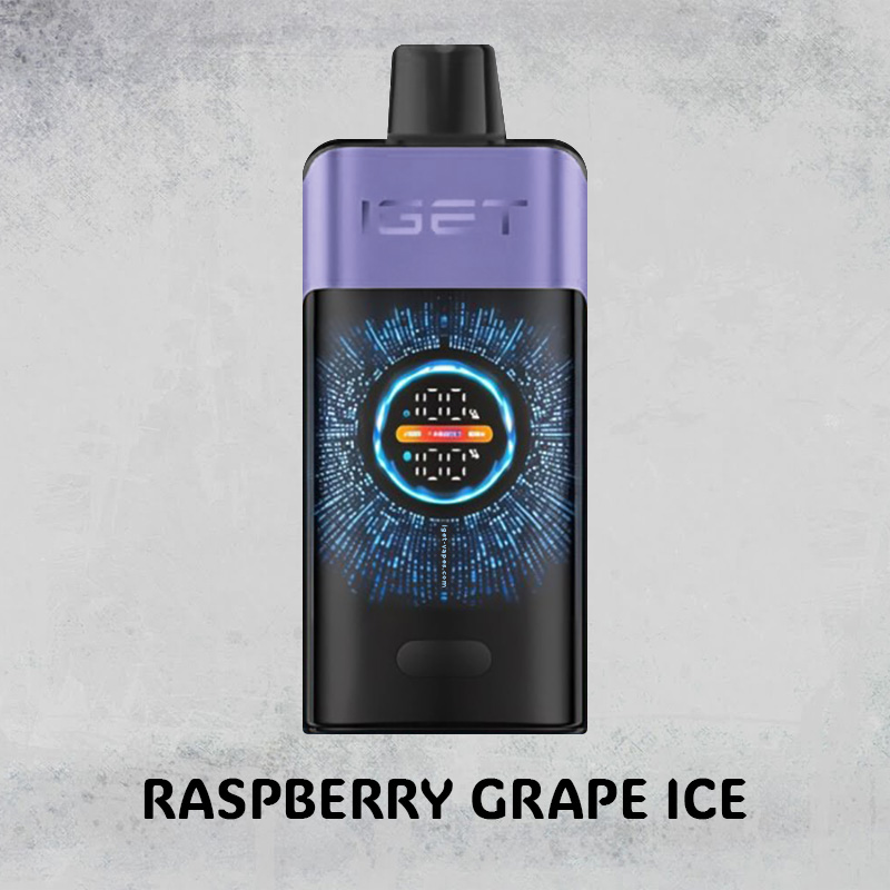 RASPBERRY GRAPE ICE – IGET ONE – 10000 PUFFS
