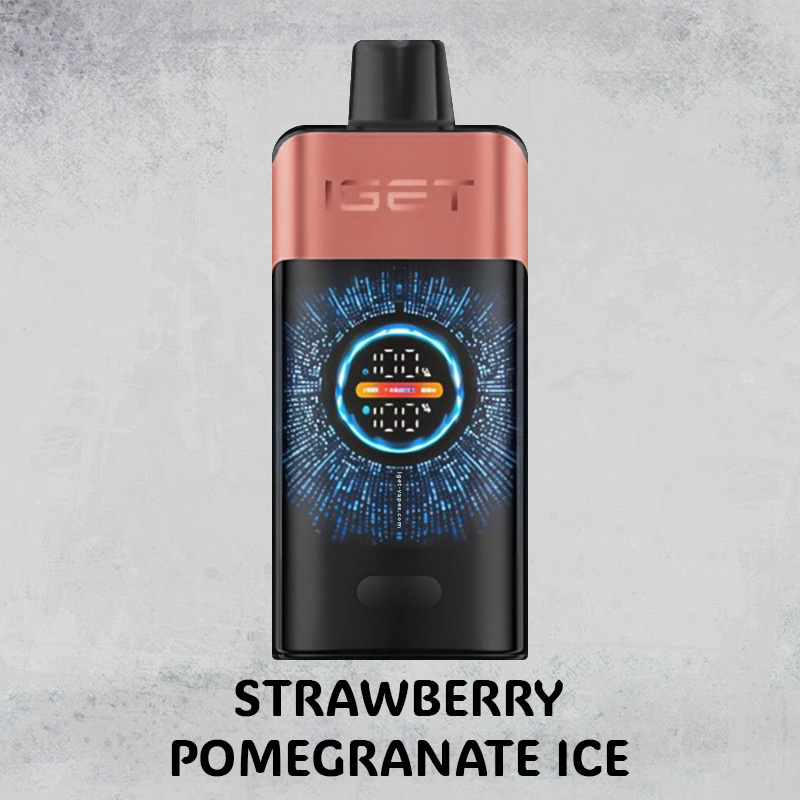 STRAWBERRY POMEGRANATE ICE – IGET ONE – 10000 PUFFS