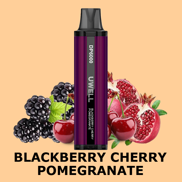uwell vape DP6000 Blackberry Cherry Pomegranate