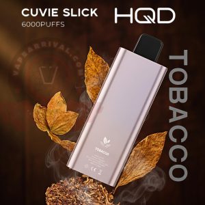 TOBACCO - HQD SLICK - 6000 PUFFS